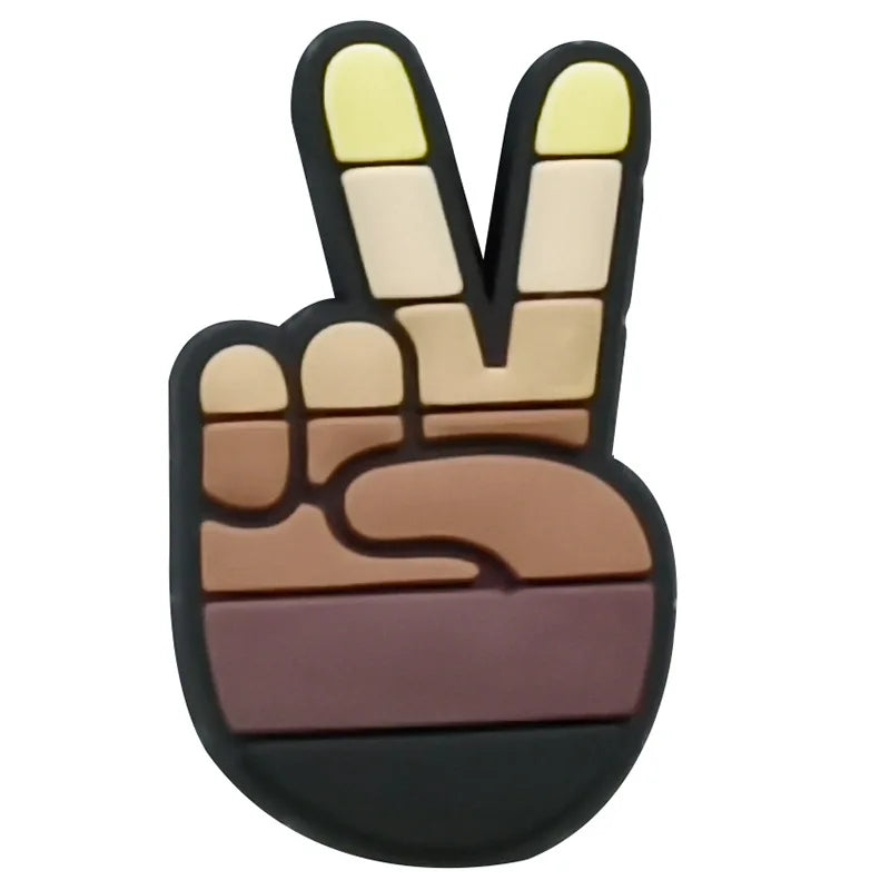 Breloques pour Crocs en emoji afro américain