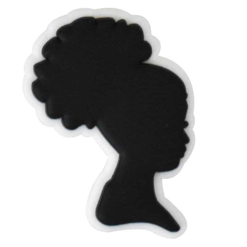 Breloques pour Crocs en emoji afro américain