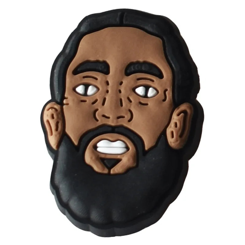 Breloques pour Crocs en emoji afro américain