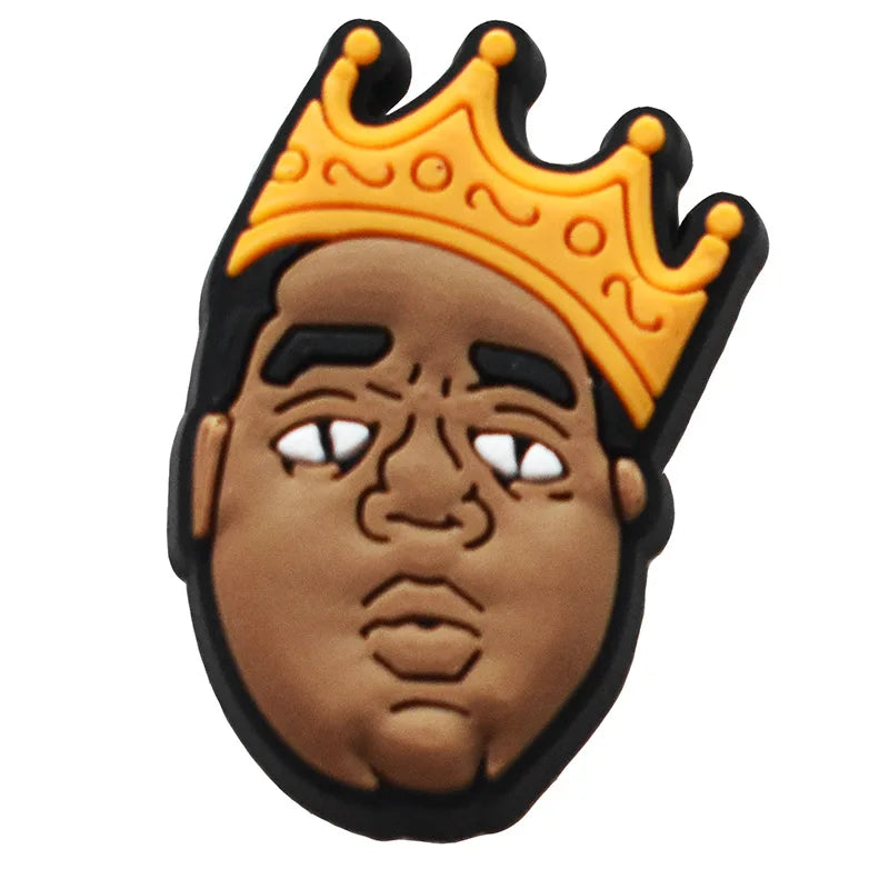 Breloques pour Crocs en emoji afro américain